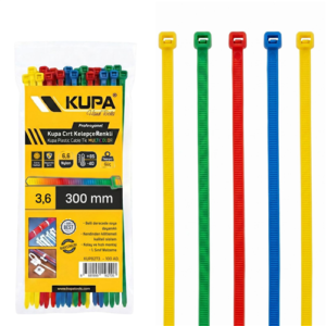 Kupa Cırt Kelepçe Renkli 3.6*300 Mm