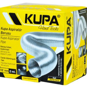 Kupa Aspiratör Borusu 120*2 Mt