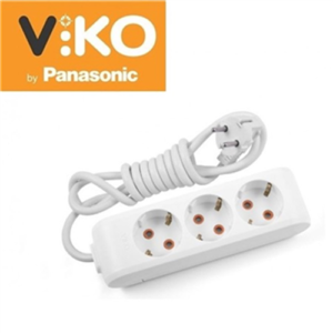Viko Topraklı Grup Priz 3'Lü 5 Mt