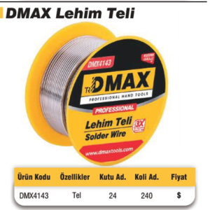 Dmax Lehim Havya Teli