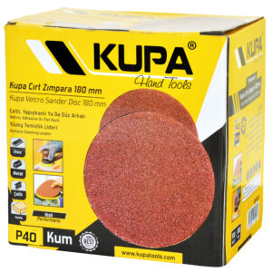 Kupa Cırt Zımpara 180 Mm 40 Kum